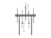 Multibrackets M Pro Collaboration Wall Mount with Floor Support VESA 1200x900 | 7340234810840 Wall Mount Bracket Multibrackets
