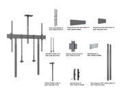 Multibrackets M Pro Collaboration Wall Mount with Floor Support VESA 1200x900 | 7340234810840 Wall Mount Bracket Multibrackets