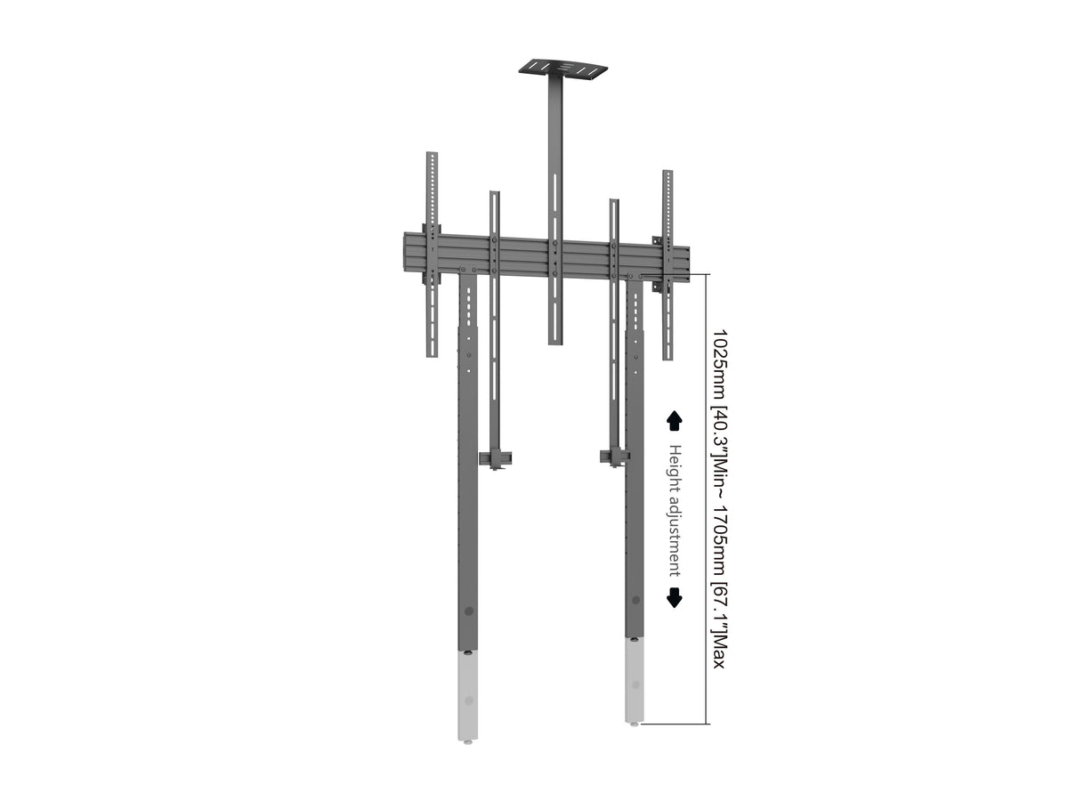 Multibrackets M Pro Collaboration Wall Mount with Floor Support VESA 900x600 | 7340234810833 Wall Mount Bracket Multibrackets
