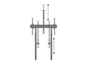 Multibrackets M Pro Collaboration Wall Mount with Floor Support VESA 900x600 | 7340234810833 Wall Mount Bracket Multibrackets