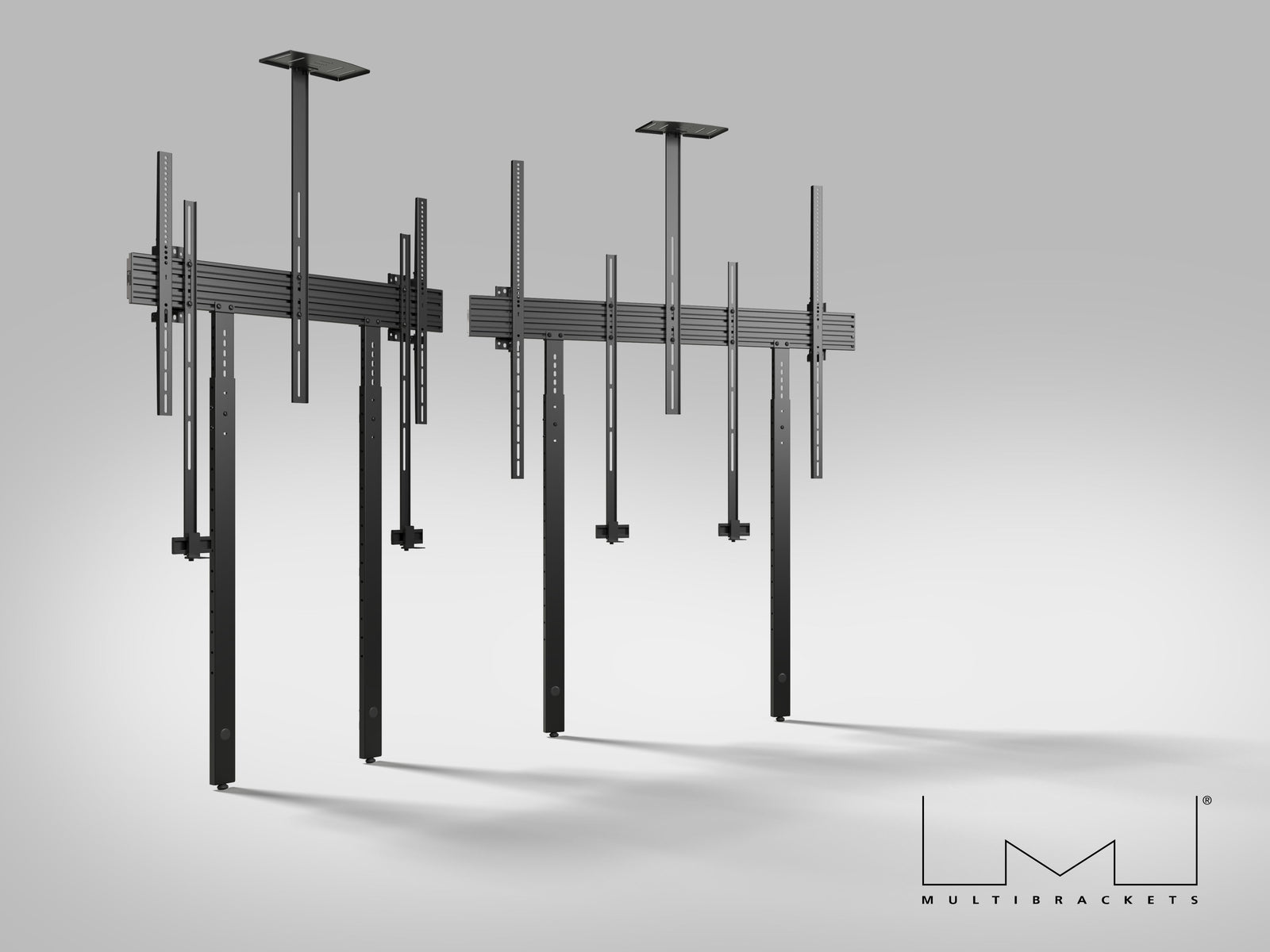 Multibrackets M Pro Collaboration Wall Mount with Floor Support VESA 900x600 | 7340234810833 Wall Mount Bracket Multibrackets