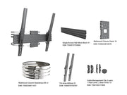 Multibrackets M Pro Column Wall Mount HD 43–86" VESA 600 – Black | 7340234816965 Wall Mount Bracket Multibrackets