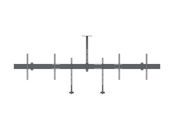 Multibrackets M Pro Dual 98" Collaboration Side by Side Wall Mount | 7340234812318 Wall Mount Bracket Multibrackets