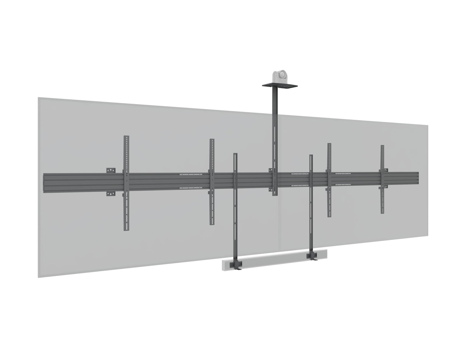 Multibrackets M Pro Dual 98" Collaboration Side by Side Wall Mount | 7340234812318 Wall Mount Bracket Multibrackets