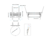 Multibrackets M Pro Dual Column Mount for 43"-86" Displays | 7350022739031 Wall Mount Bracket Multibrackets