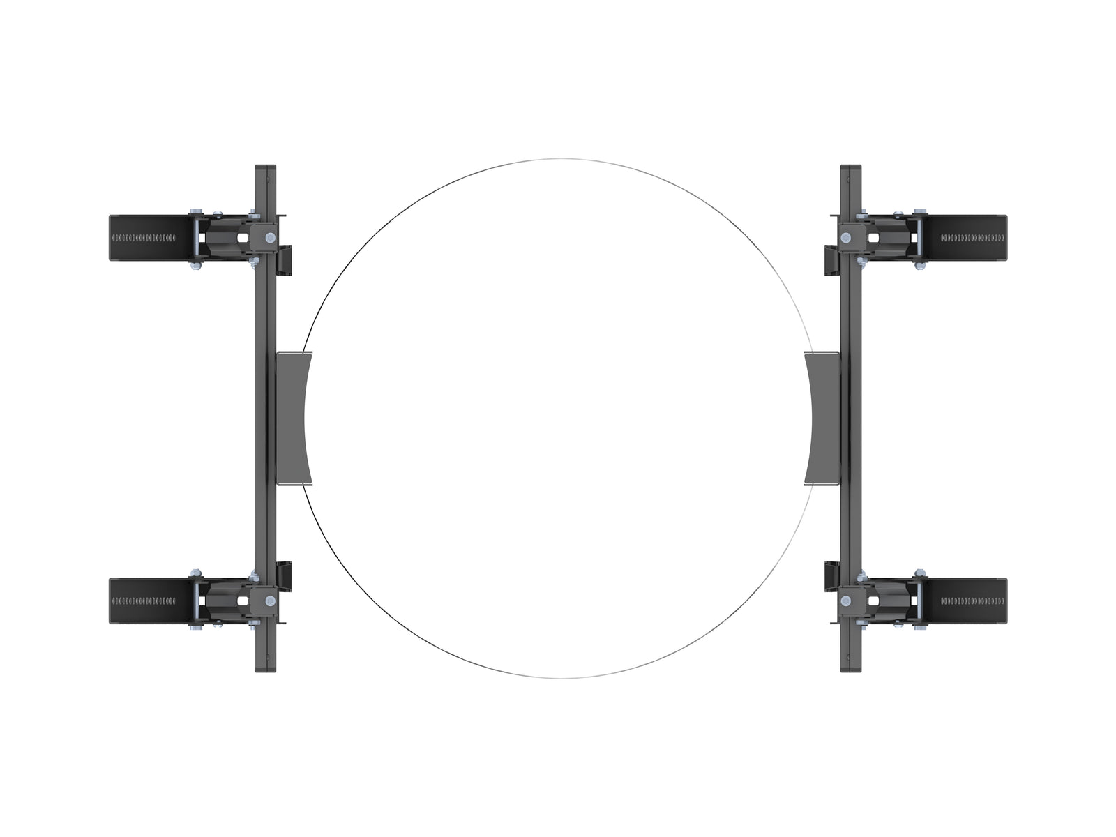 Multibrackets M Pro Dual Column Mount for 43"-86" Displays | 7350022739031 Wall Mount Bracket Multibrackets