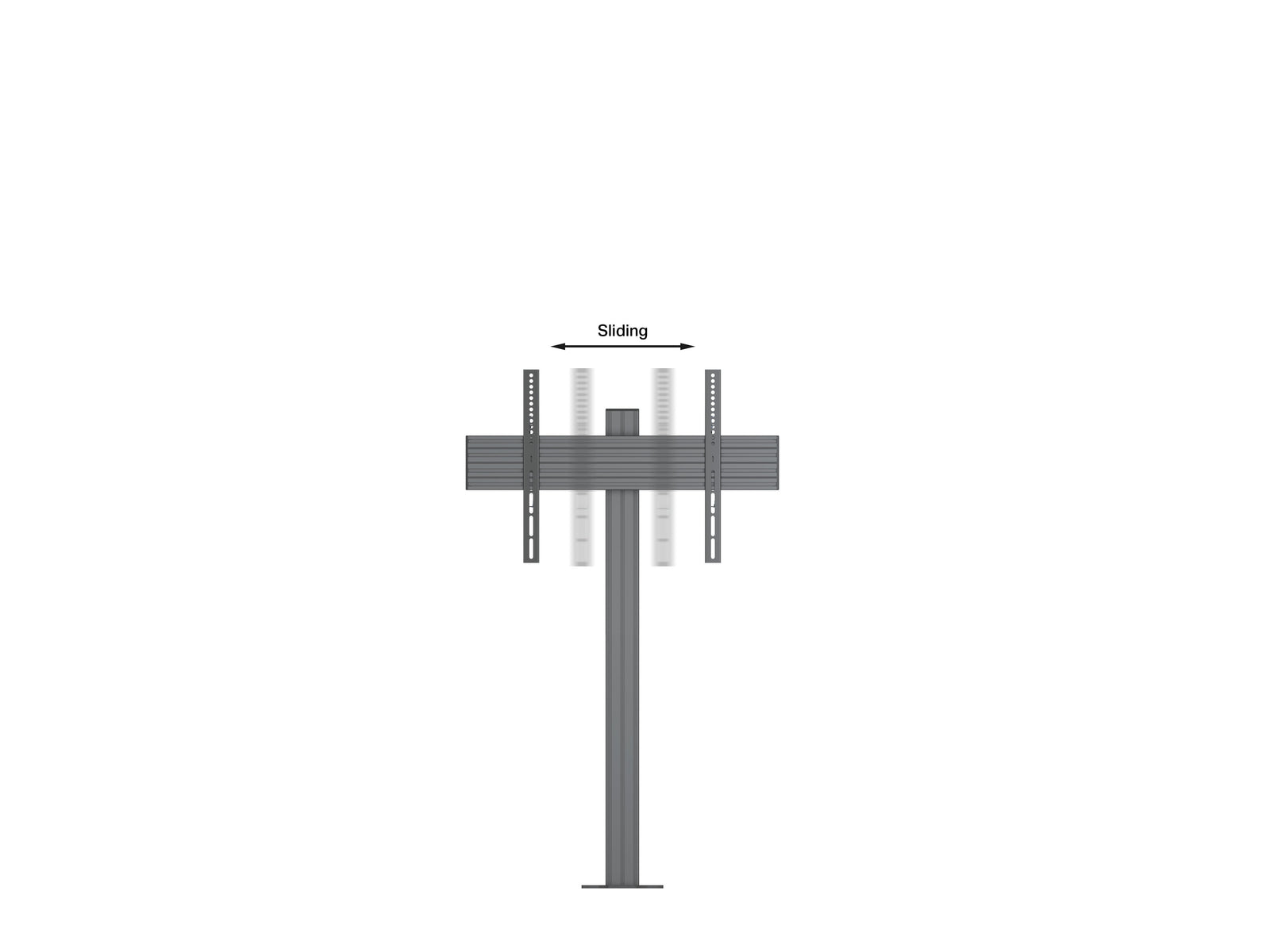 Multibrackets M Pro Fixed Floor to Wall Column For 55"-86" Screens | 7340234812646