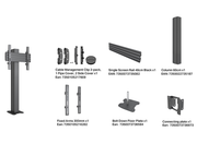 Multibrackets M Pro Floormount Column Stand VESA 300x300 – Black | 7340234817160 Floor Stand Multibrackets