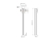 Multibrackets M Pro Floormount Column Stand VESA 300x300 – Black | 7340234817207 Floor Stand Multibrackets
