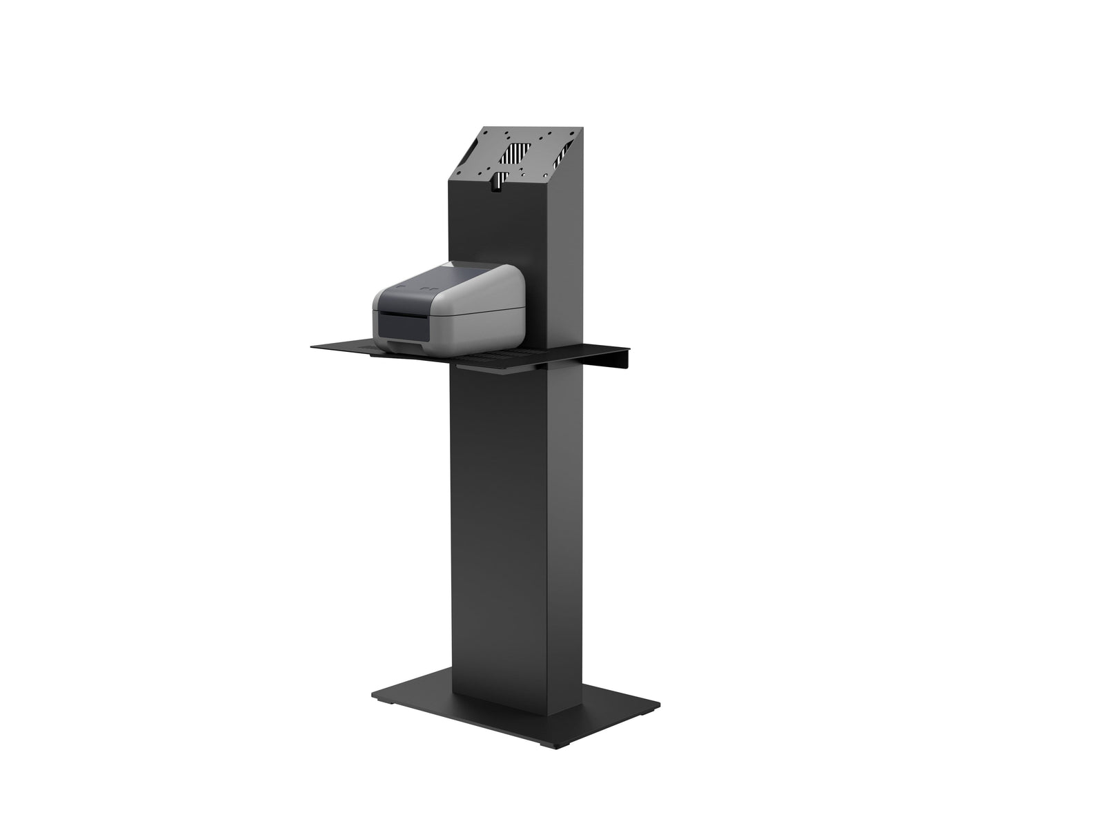 Multibrackets M Pro Kiosk Small Printer Front Shelf – Black | 7340234811793 Mount Accessories Multibrackets