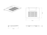 Multibrackets M Pro Kiosk Small Printer Front Shelf – Black | 7340234811793 Mount Accessories Multibrackets