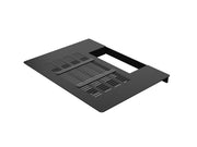 Multibrackets M Pro Kiosk Small Printer Front Shelf – Black | 7340234811793 Mount Accessories Multibrackets