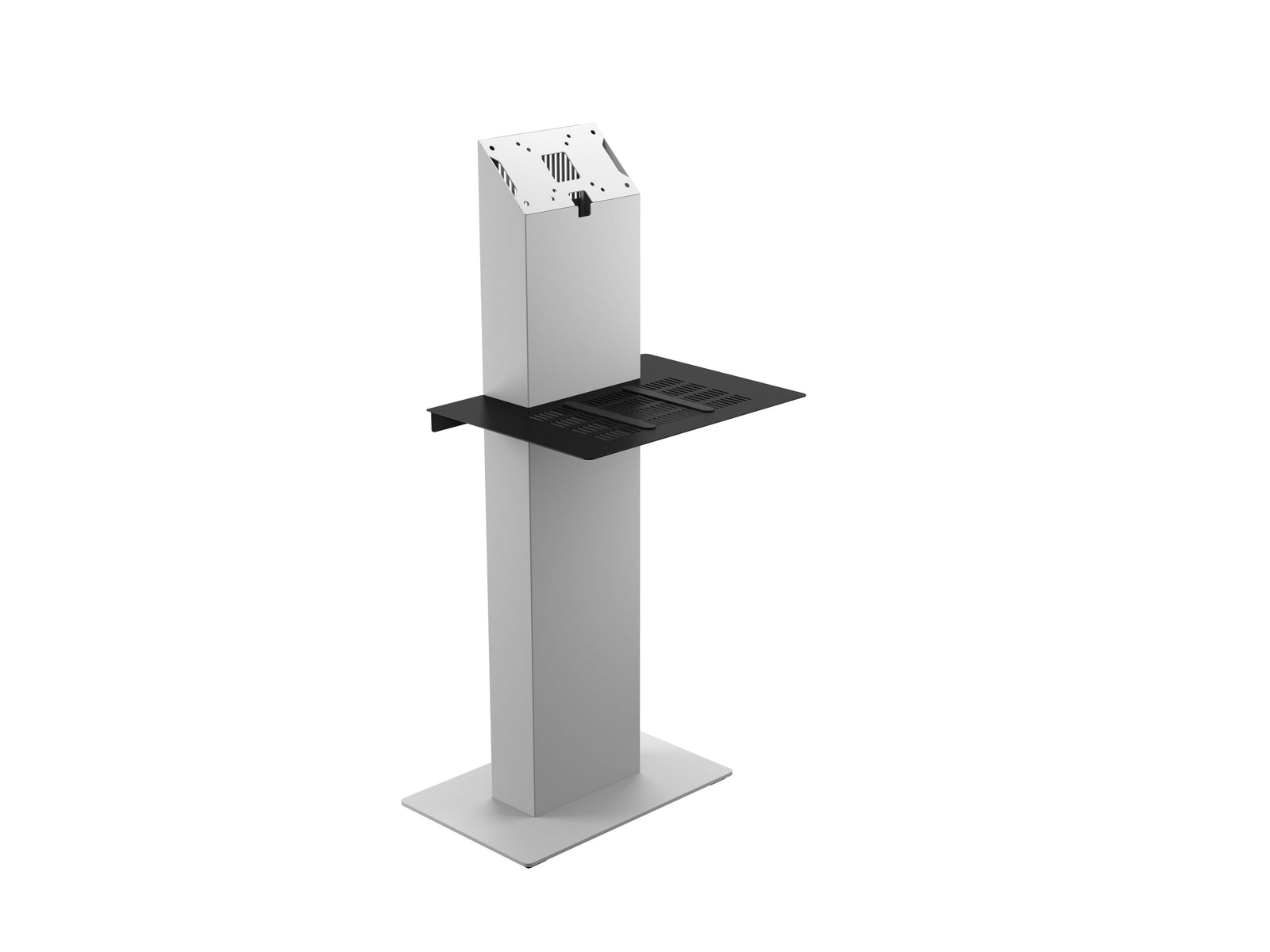 Multibrackets M Pro Kiosk Small Printer Front Shelf – Black | 7340234811793 Mount Accessories Multibrackets