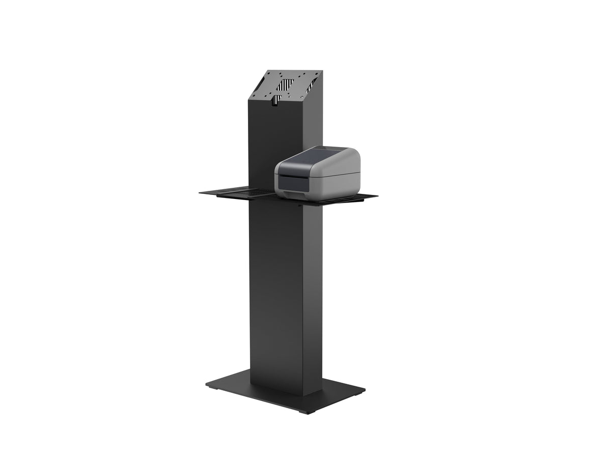 Multibrackets M Pro Kiosk Small Printer Side Shelf – Black | 7340234811809 Mount Accessories Multibrackets