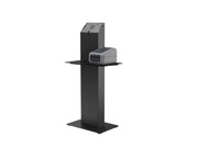 Multibrackets M Pro Kiosk Small Printer Side Shelf – Black | 7340234811809 Mount Accessories Multibrackets