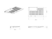 Multibrackets M Pro Kiosk Small Printer Side Shelf – Black | 7340234811809 Mount Accessories Multibrackets