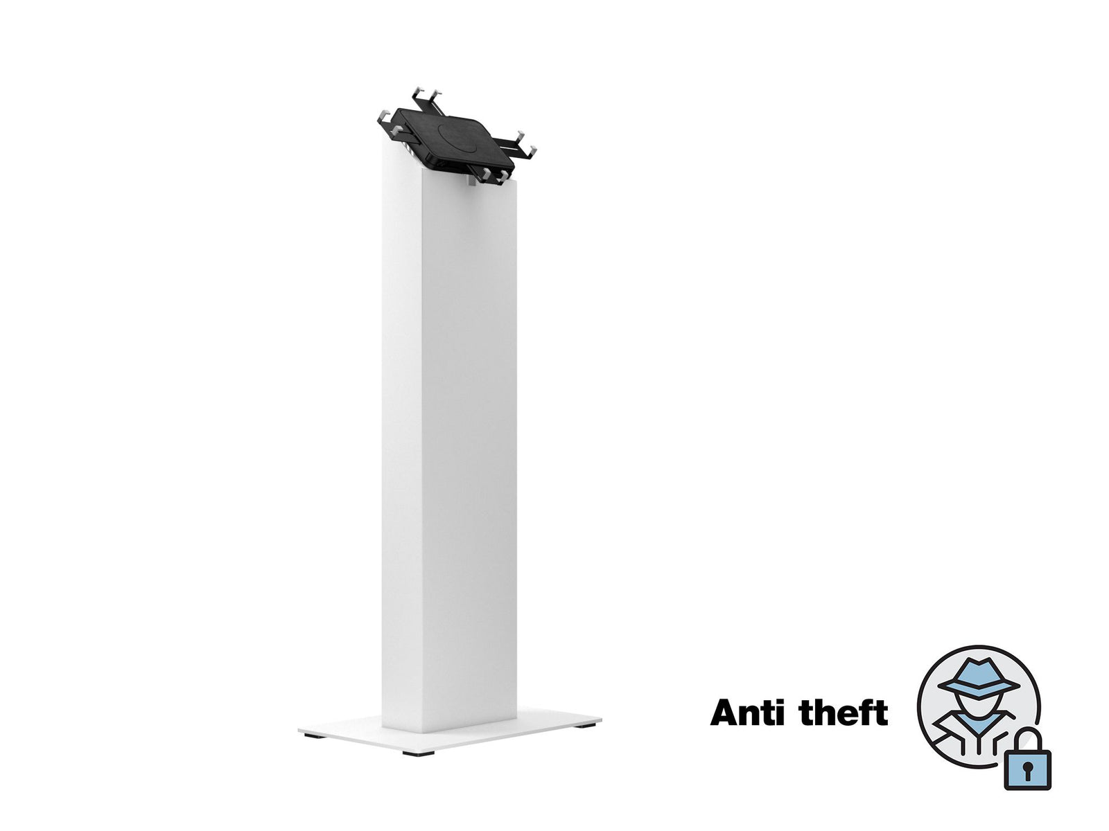 Multibrackets M Pro Kiosk Stand for 7"-14.6" Display (White) | 7350105217135