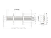 Multibrackets M Pro MBFW1U From Wall Mount for 32"-50" Screens | 7350105219849 Wall Mount Bracket Multibrackets
