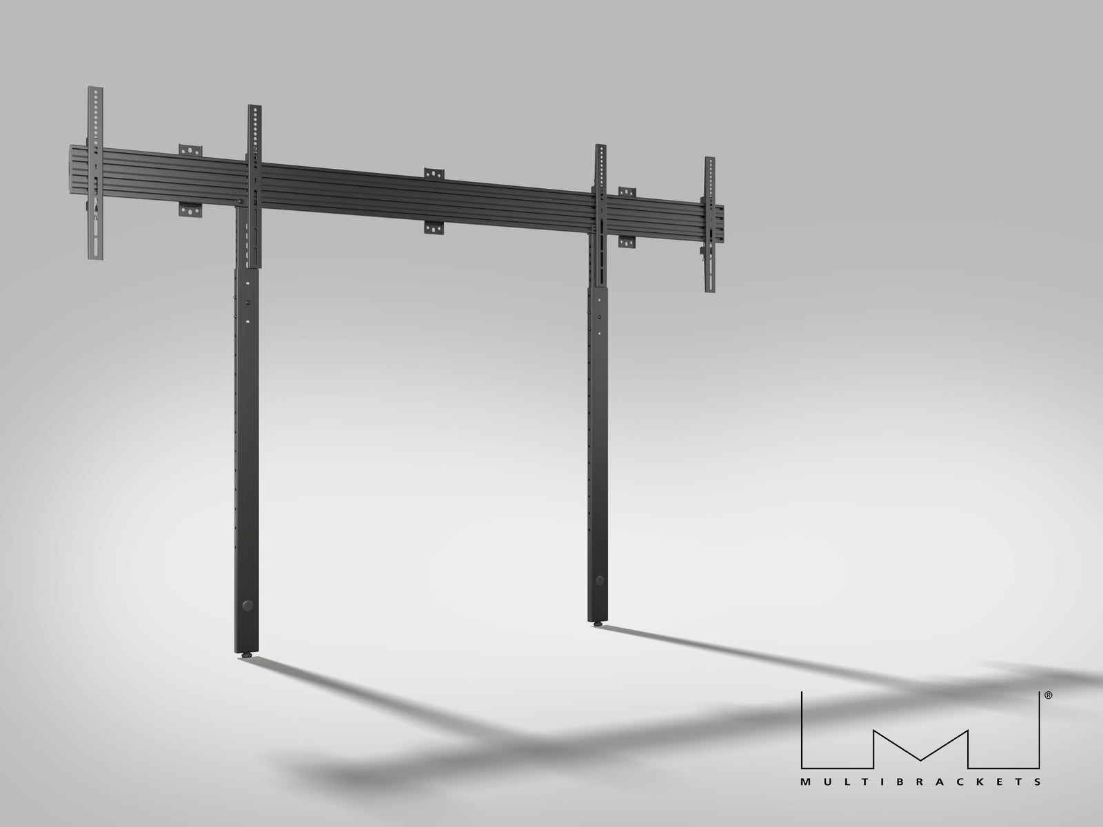 Multibrackets M Pro MBW2U Wall Mount with Floor Support - Max VESA 600x400 | 7350105214011 Wall Mount Bracket Multibrackets