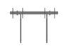 Multibrackets M Pro MBW2U Wall Mount with Floor Support - Max VESA 600x400 | 7350105214011