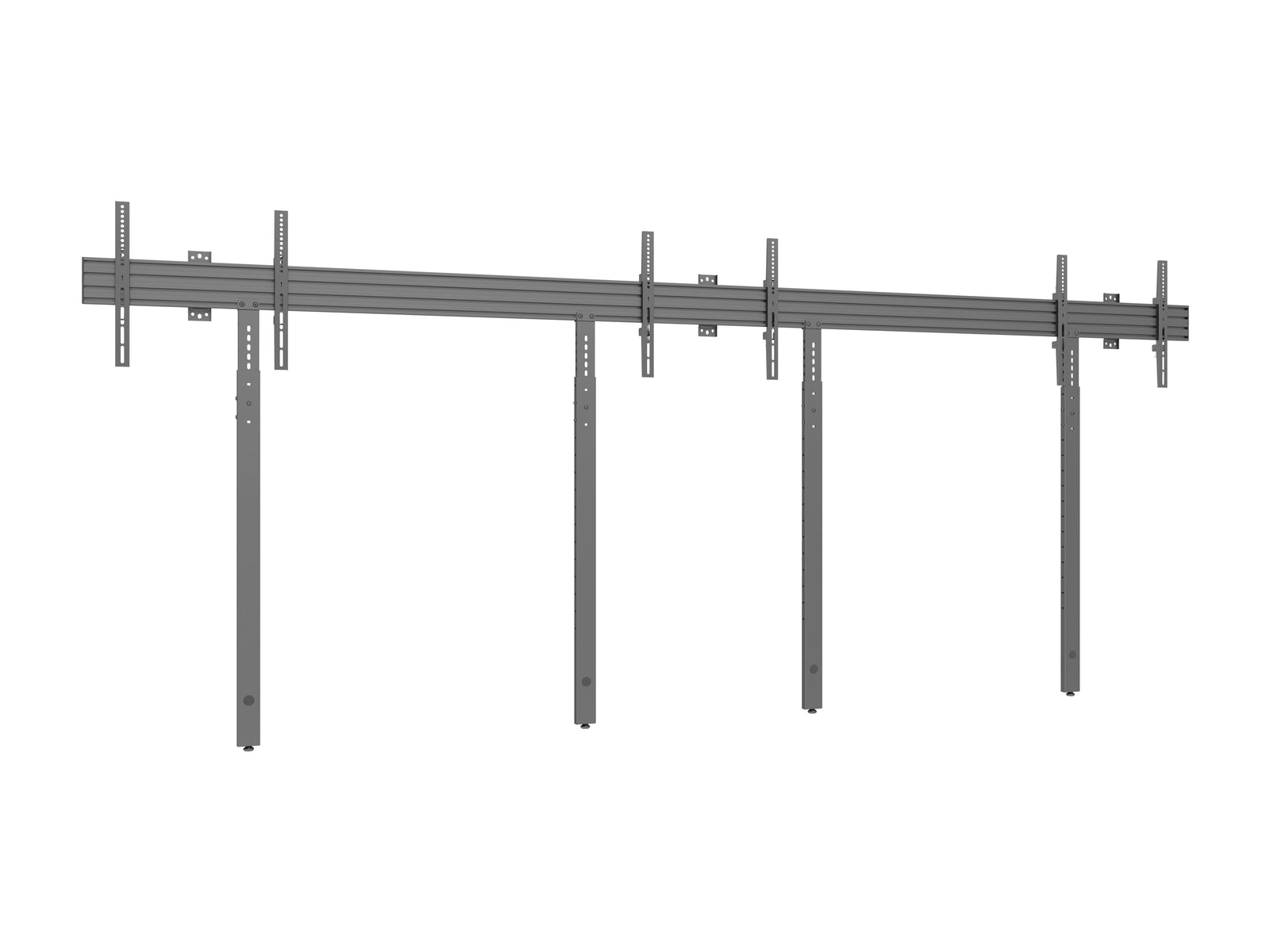Multibrackets M Pro MBW3U Triple Screen Wall Mount with Floor Support | 7350105214028 Wall Mount Bracket Multibrackets