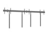 Multibrackets M Pro MBW3U Triple Screen Wall Mount with Floor Support | 7350105214028
