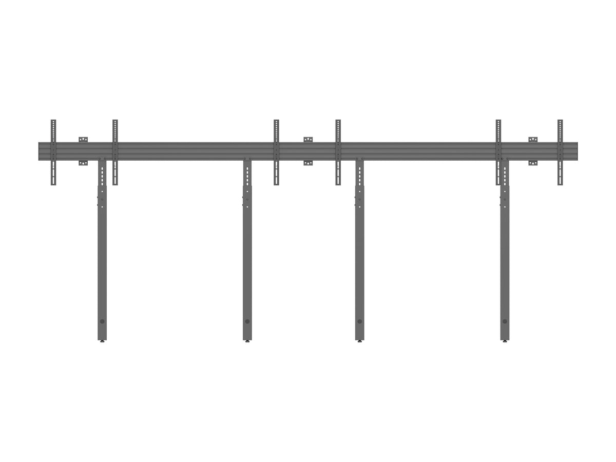 Multibrackets M Pro MBW3U Triple Screen Wall Mount with Floor Support | 7350105214028 Wall Mount Bracket Multibrackets