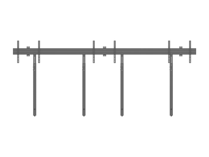 Multibrackets M Pro MBW3U Triple Screen Wall Mount with Floor Support | 7350105214028 Wall Mount Bracket Multibrackets
