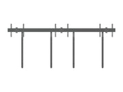 Multibrackets M Pro MBW3U Triple Screen Wall Mount with Floor Support | 7350105214028 Wall Mount Bracket Multibrackets