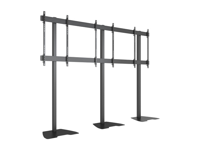 Multibrackets M Pro Mobile Floor Stand 85–115" VESA 600x1200 – Black | 7340234814268 Floor Stand Multibrackets
