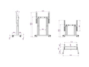 Multibrackets M Pro Motorized LED Floorstand For 110"-176" LED Displays | 7350022738034