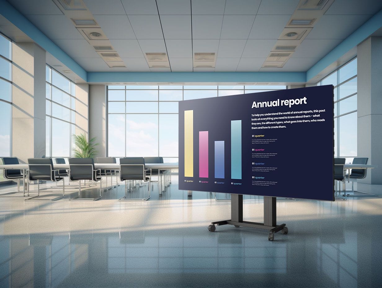 Multibrackets M Pro Motorized LED Floorstand For 110"-176" LED Displays | 7350022738041
