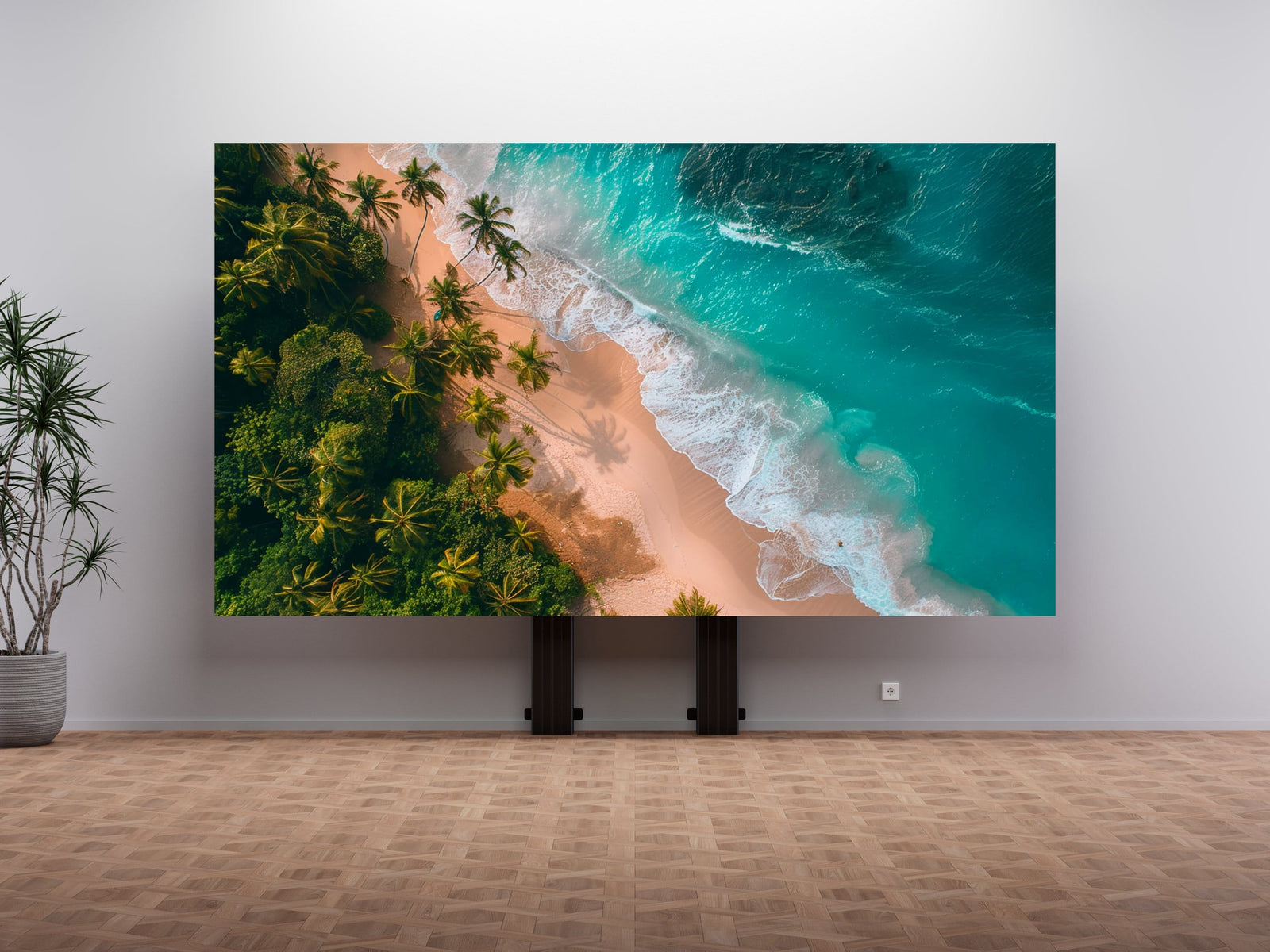 Multibrackets M Pro Motorized LED Wallstand For 110"-176" Screens | 7350022738485