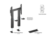 Multibrackets M Pro Motorized LED Wallstand For 110"-176" Screens | 7350022738485