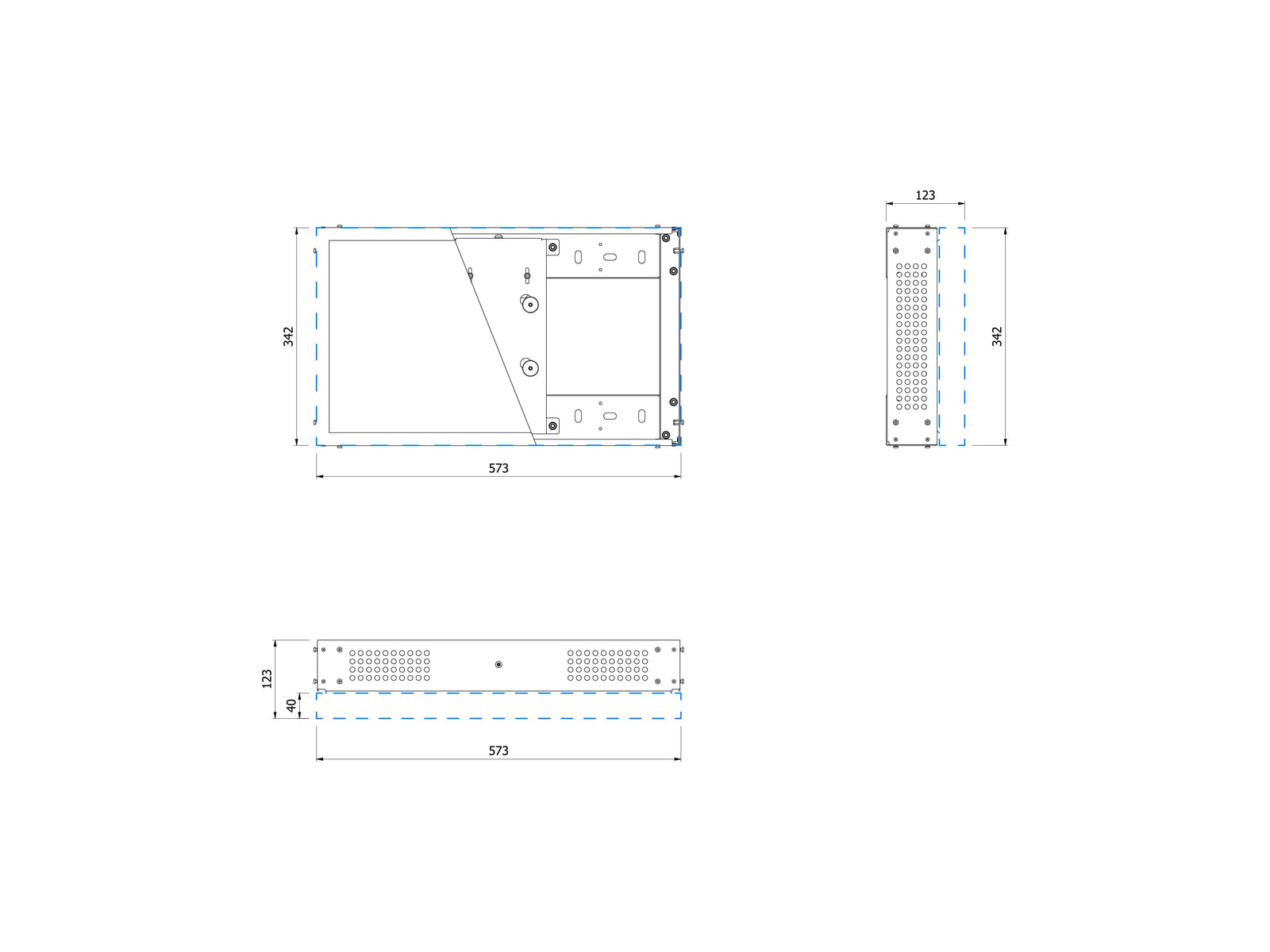 Multibrackets M Pro Samsung OH24 24" Outdoor Display Wall Mount | 7350073734924 Wall Mount Bracket Multibrackets
