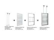 Multibrackets M Pro Series 0.915m Gravity Center Ceiling Extension Pipe – White | 7350105219443 Mount Accessories Multibrackets