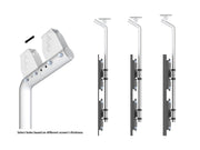 Multibrackets M Pro Series 0.915m Gravity Center Ceiling Extension Pipe – White | 7350105219443 Mount Accessories Multibrackets