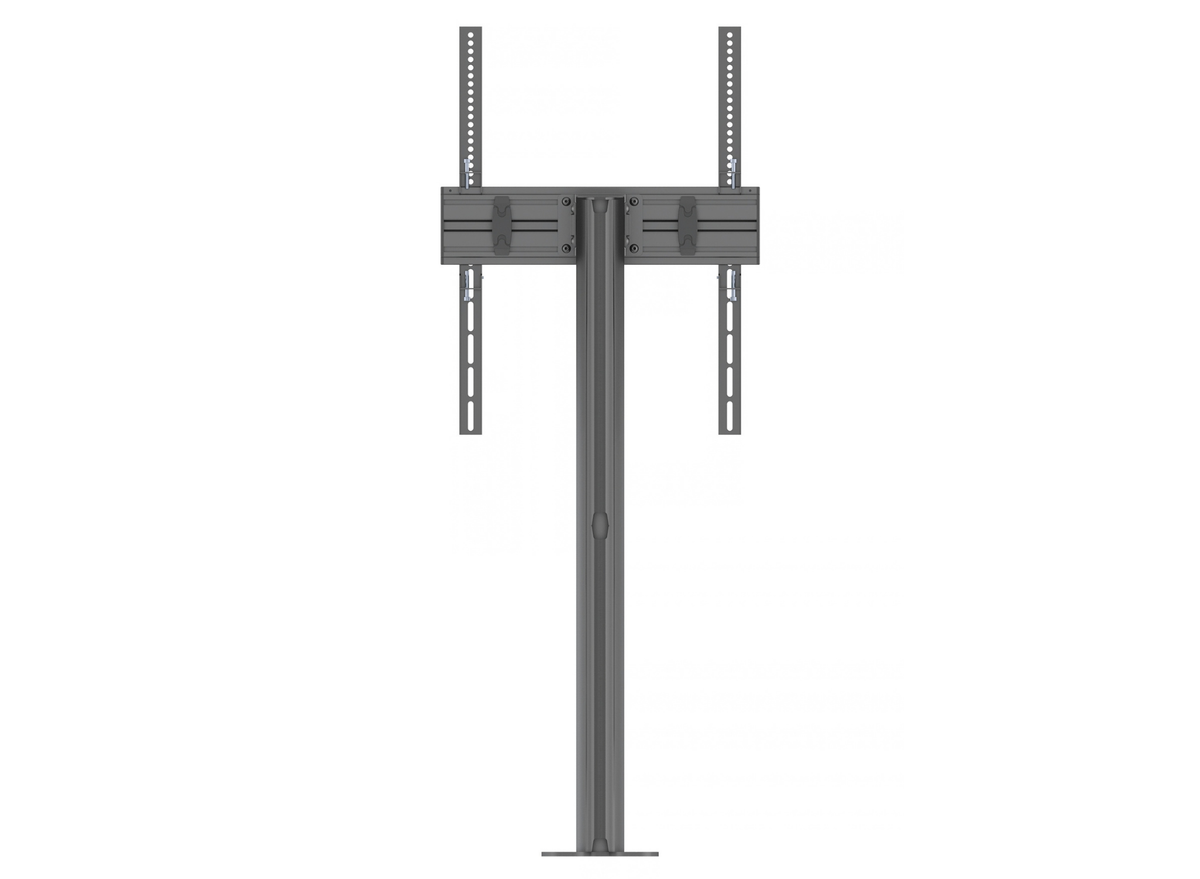 Multibrackets M Pro Series 100cm Bolt-Down Floor Stand for 55–75" Displays – Black | 7340234815197 Floor Stand Multibrackets