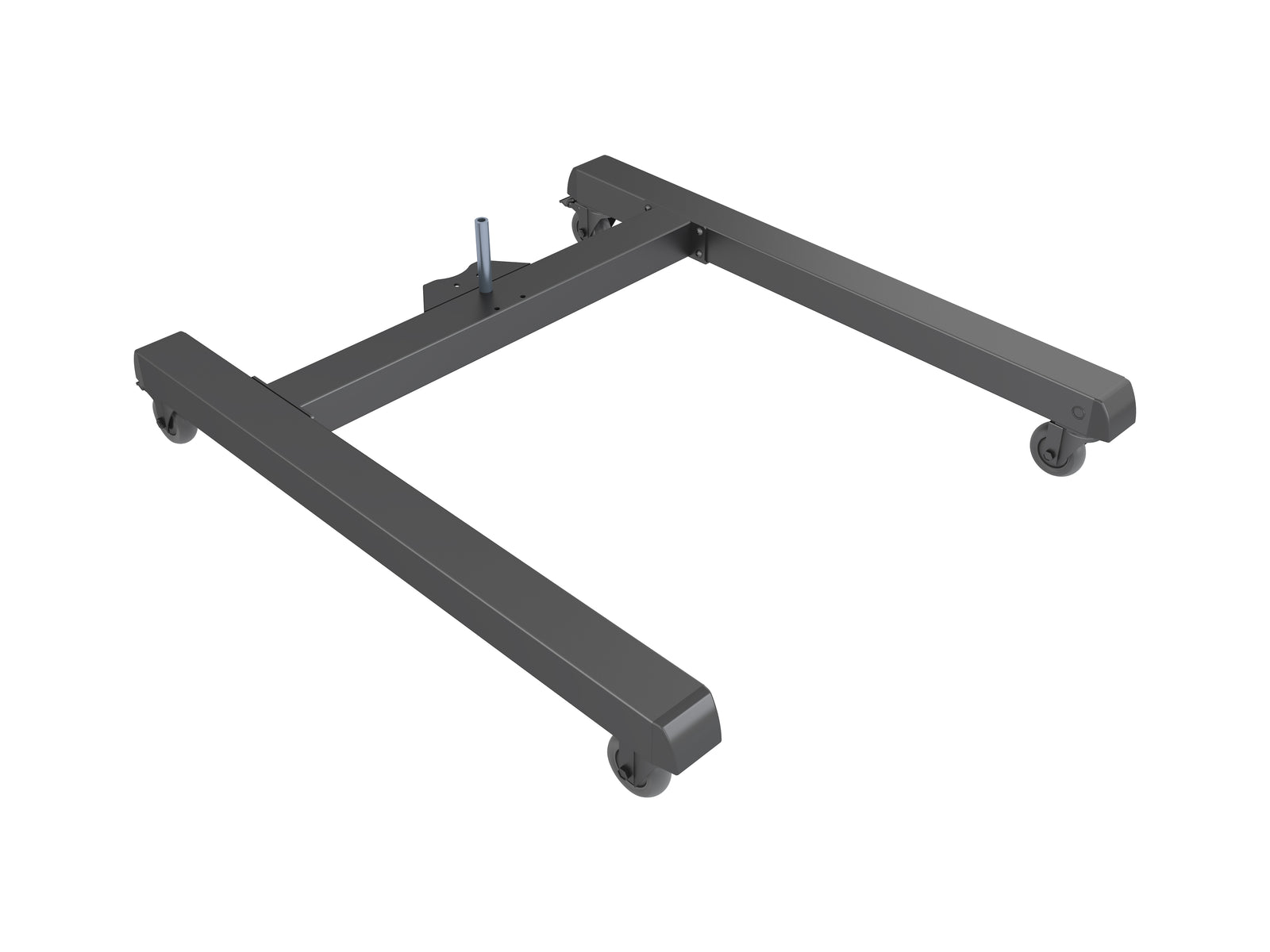 Multibrackets M Pro Series 100cm Single Column Mobile Wheelbase with Castors – Black | 7350073738373 Mounting Accessory Multibrackets
