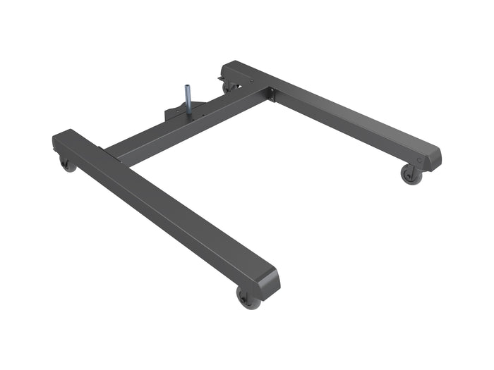 Multibrackets M Pro Series 100cm Single Column Mobile Wheelbase with Castors – Black | 7350073738373 Mounting Accessory Multibrackets