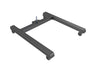 Multibrackets M Pro Series 100cm Single Column Mobile Wheelbase with Castors – Black | 7350073738373