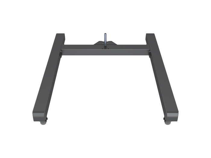 Multibrackets M Pro Series 100cm Single Column Mobile Wheelbase with Castors – Black | 7350073738373 Mounting Accessory Multibrackets