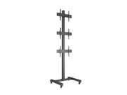 Multibrackets M Pro Series 100cm Single Column Mobile Wheelbase with Castors – Black | 7350073738373 Mounting Accessory Multibrackets