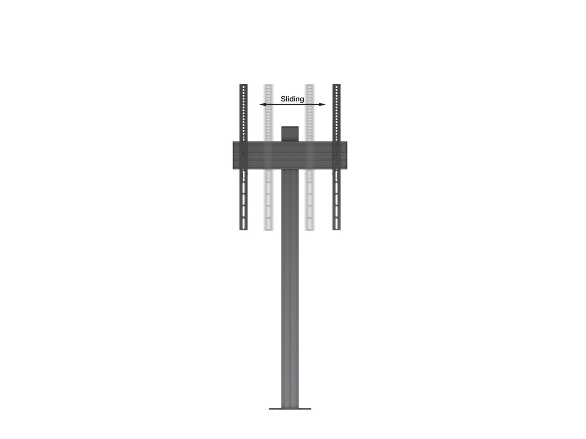 Multibrackets M Pro Series 120cm Bolt-Down Floor Stand for 55–75" Displays – Black | 7340234815203 Floor Stand Multibrackets