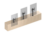 Multibrackets M Pro Series 120cm Bolt-Down Floor Stand for 55–75" Displays – Black | 7340234815203 Floor Stand Multibrackets