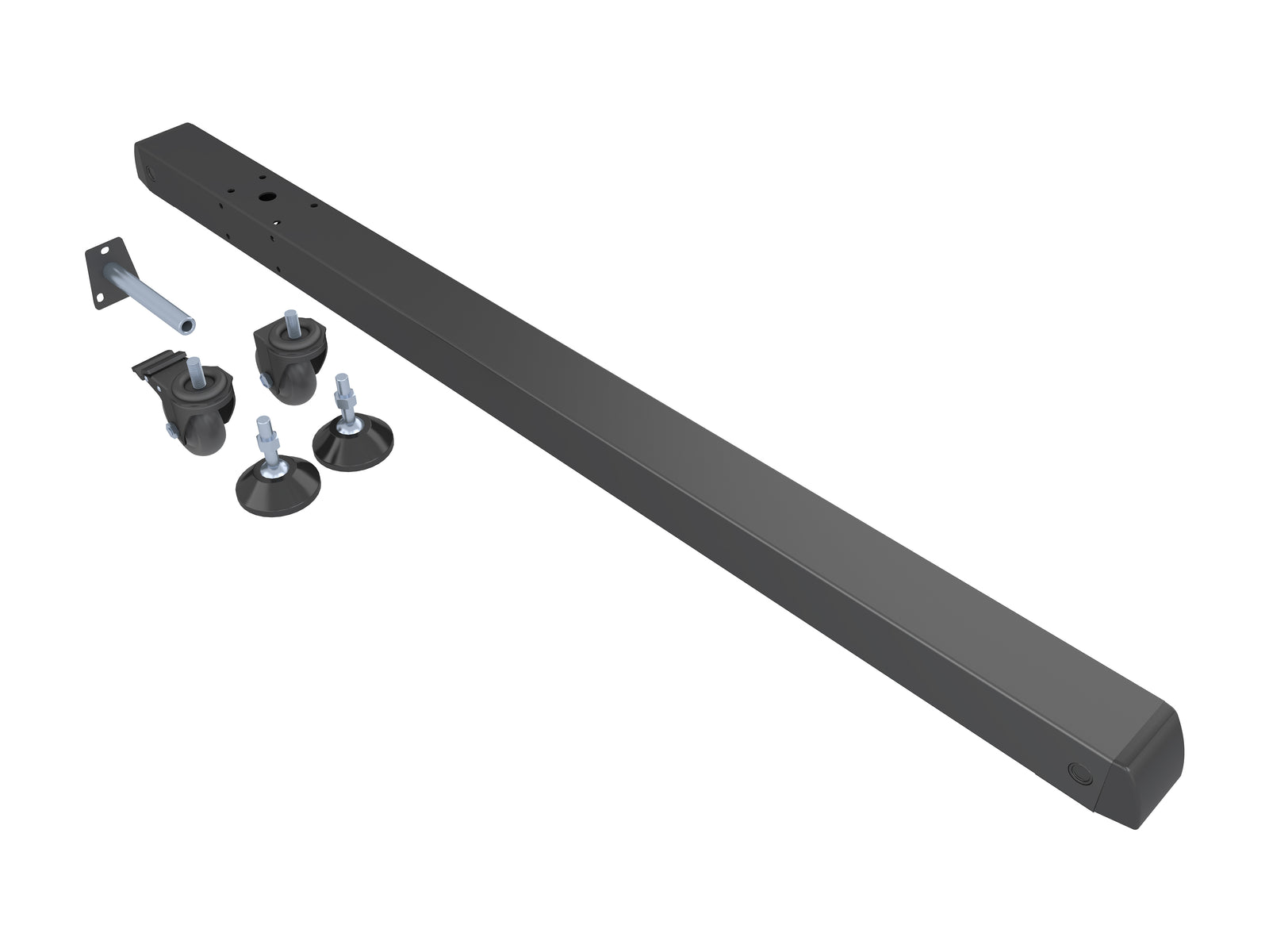 Multibrackets M Pro Series 130cm Single Base for Modular Display Systems – Black | 7350105217814 Mount Accessories Multibrackets