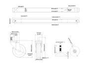 Multibrackets M Pro Series 130cm Single Base for Modular Display Systems – Black | 7350105217814 Mount Accessories Multibrackets
