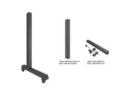 Multibrackets M Pro Series 150cm Mobile Wheelbase with Castors – Black | 7350022738706 Mount Accessories Multibrackets
