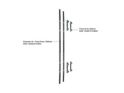 Multibrackets M Pro Series 1600mm Fixed Arms VESA Mounting Kit | 7350022733947 Mounting Accessory Multibrackets