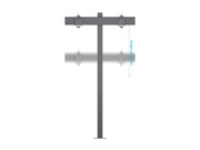 Multibrackets M Pro Series 180cm Floor Mount Column for 15–32" Displays – Black | 7340234815173 Floor Stand Multibrackets